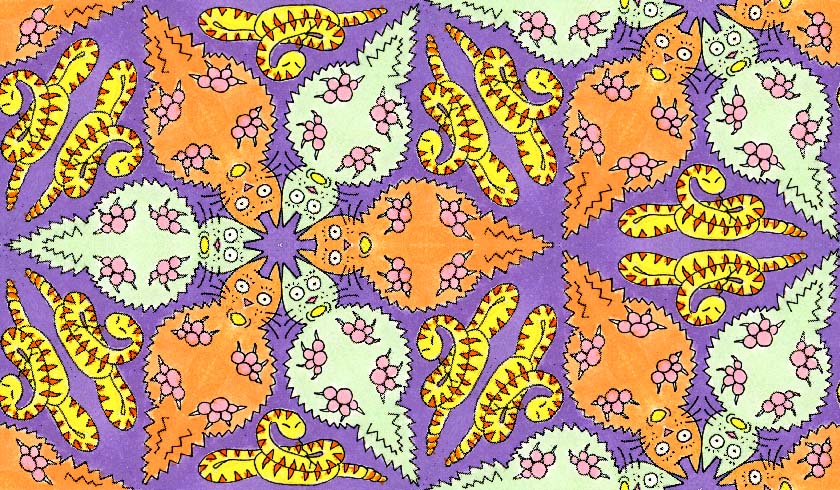 tessellation inspired by M C Escher